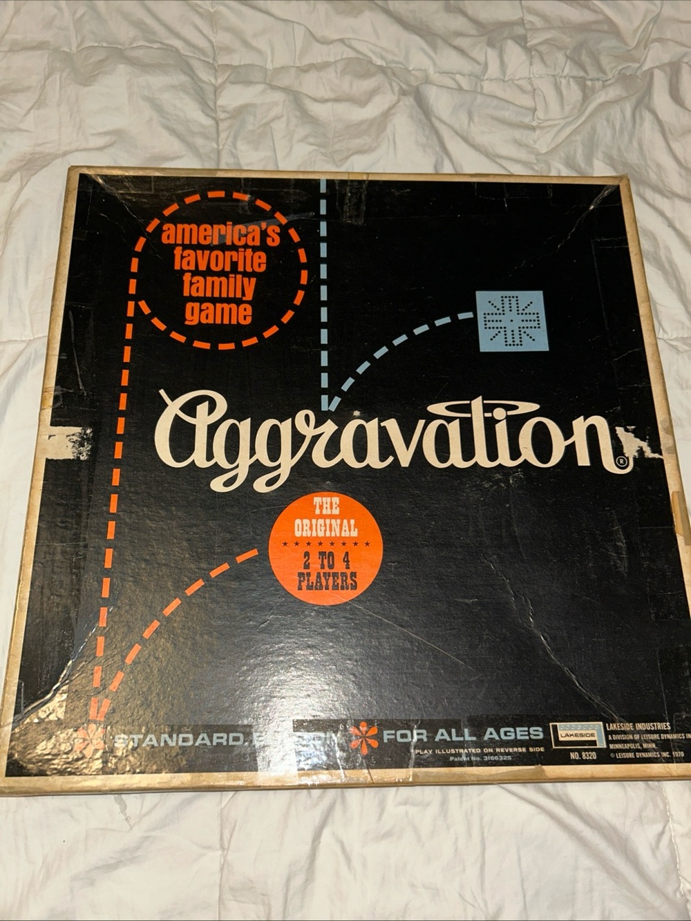 The Original Aggravation Marble Game By Lakeside Games, 1970, *Complete*